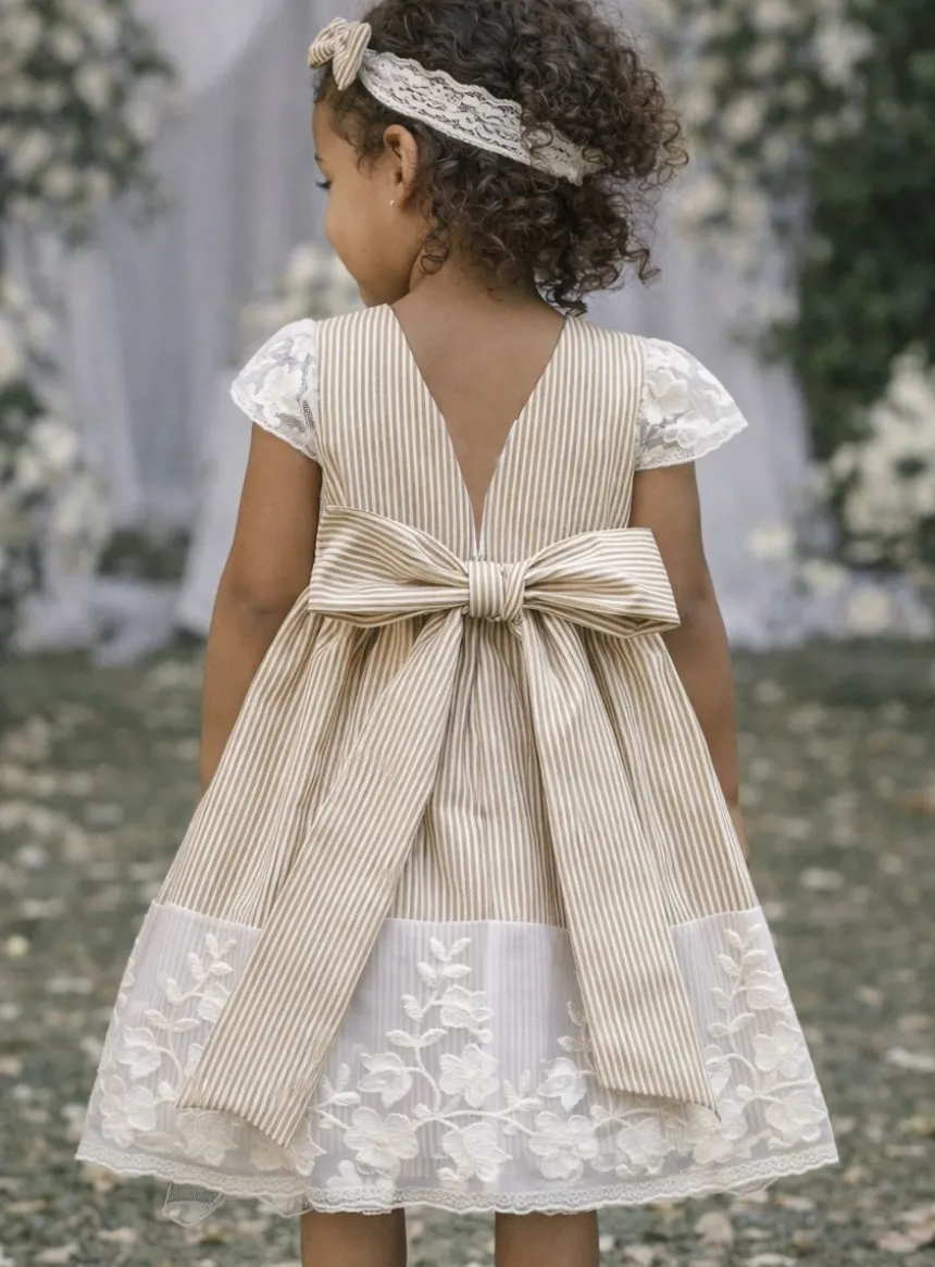 Robe cérémonie fille Juliana + bandeau