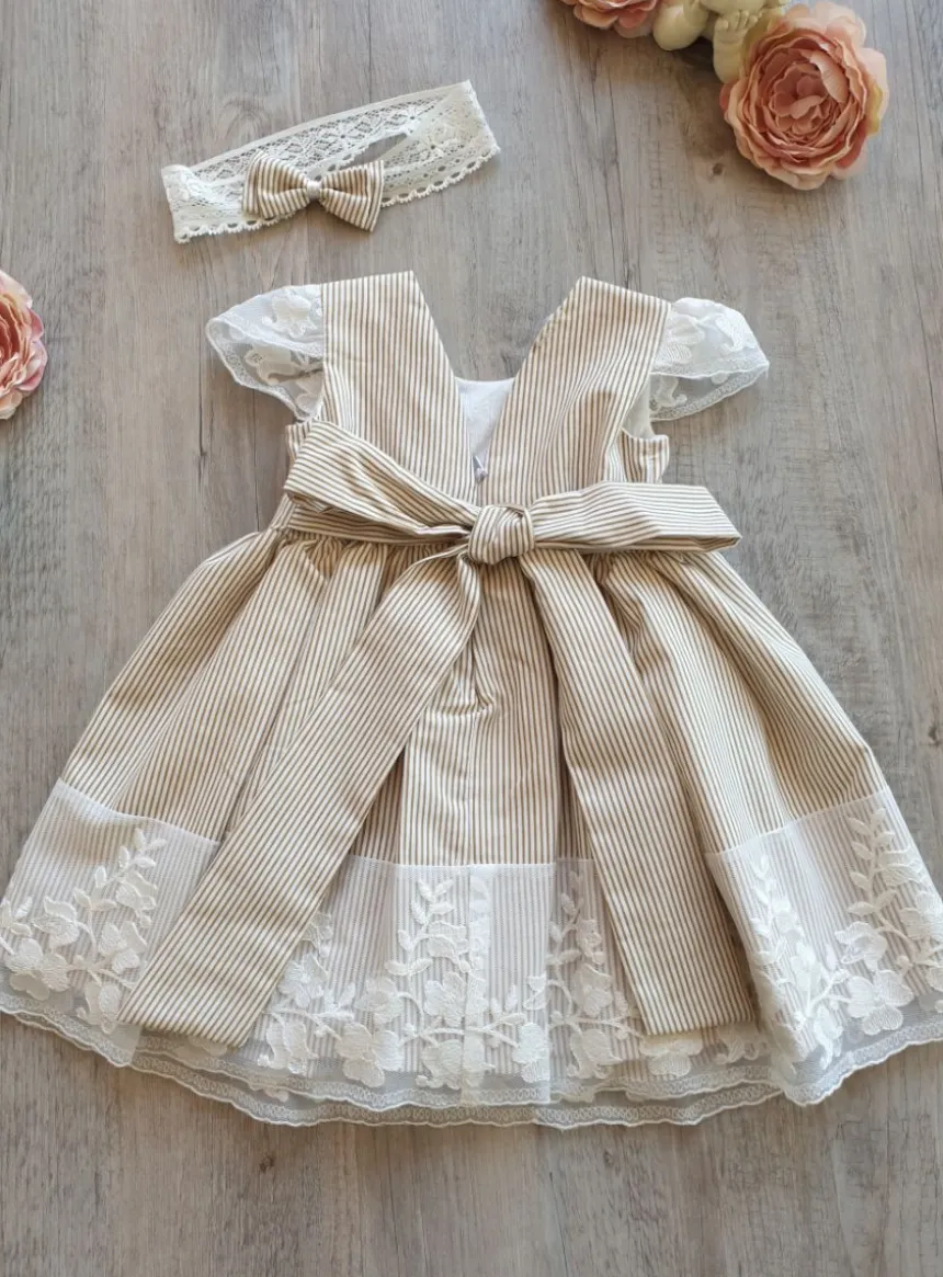 Robe cérémonie fille Juliana + bandeau