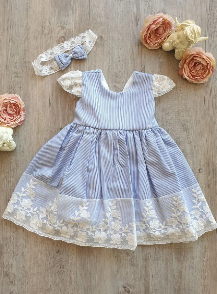 Robe cérémonie fille Juliana + bandeau