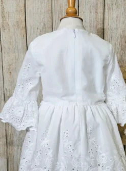 Robe cérémonie fille Lana manche mi-longue bohème