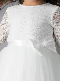 Robe cérémonie fille Lika blanche