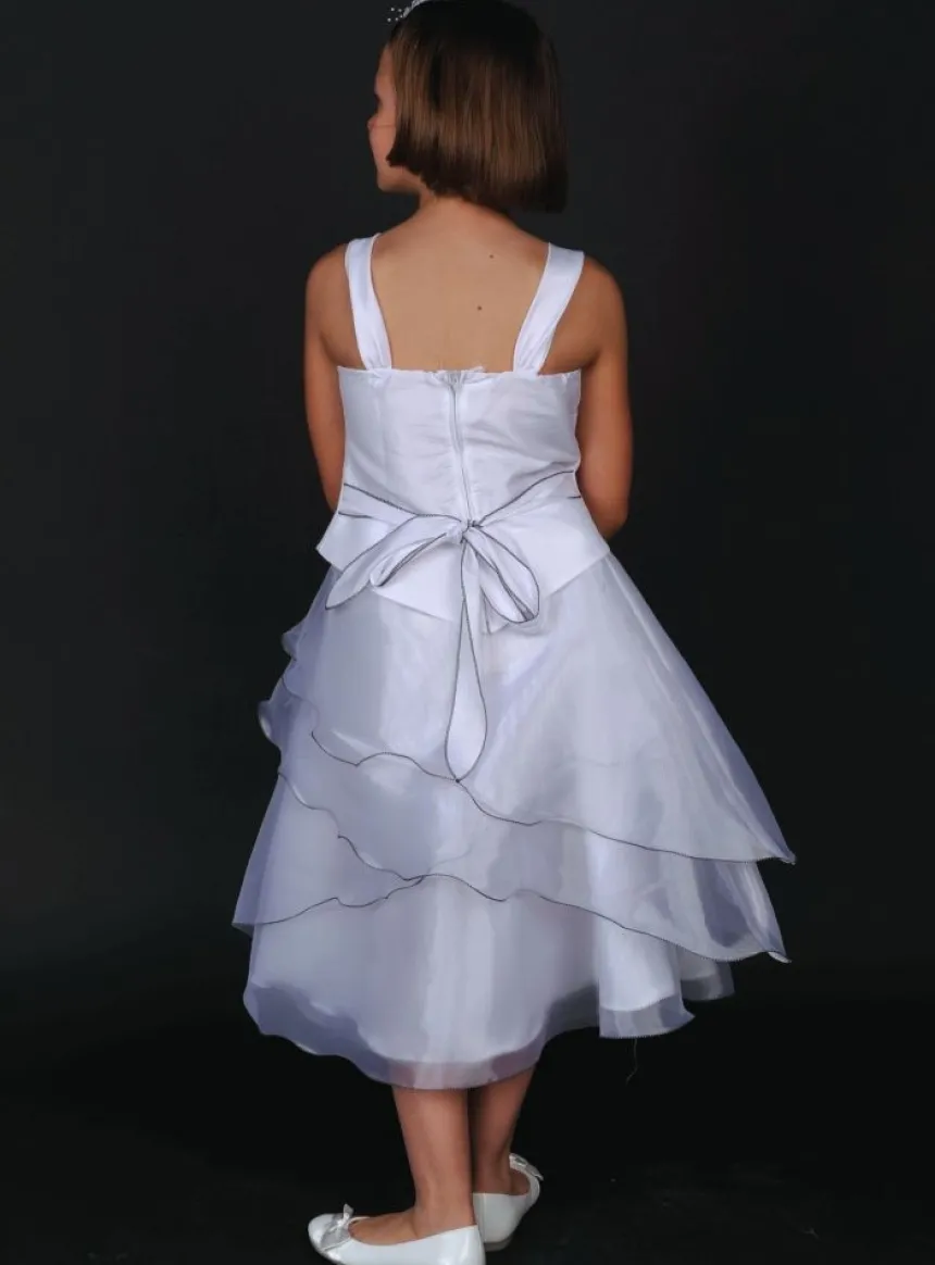 Robe cérémonie fille Lou blanche Blanc