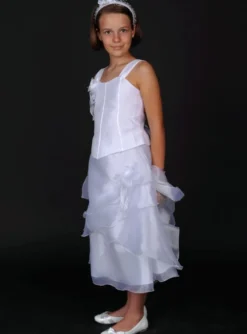 Robe cérémonie fille Lou blanche Blanc