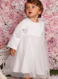Robe cérémonie fille à manches longues