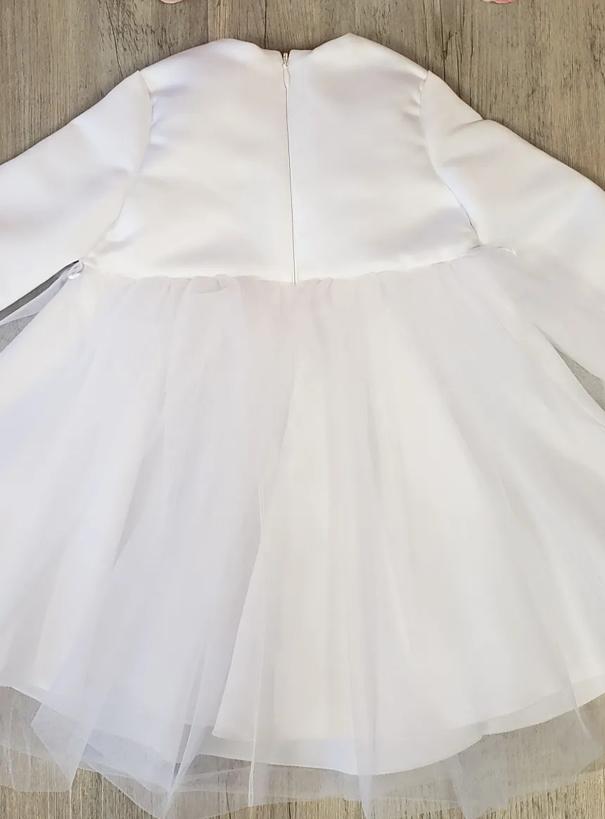 Robe cérémonie fille à manches longues