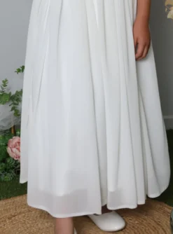 Robe cérémonie fille précieuse et fluide