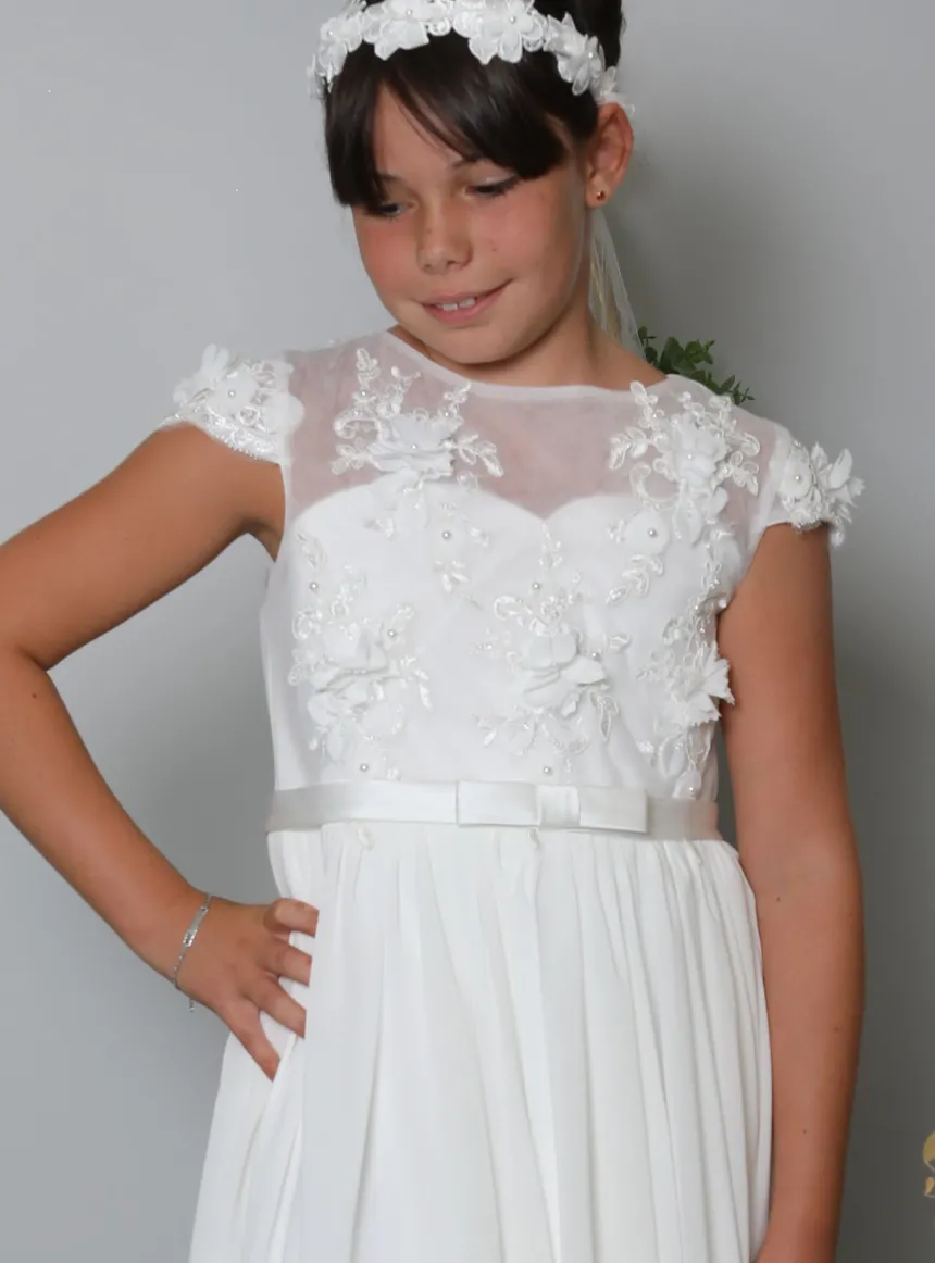Robe cérémonie fille précieuse et fluide