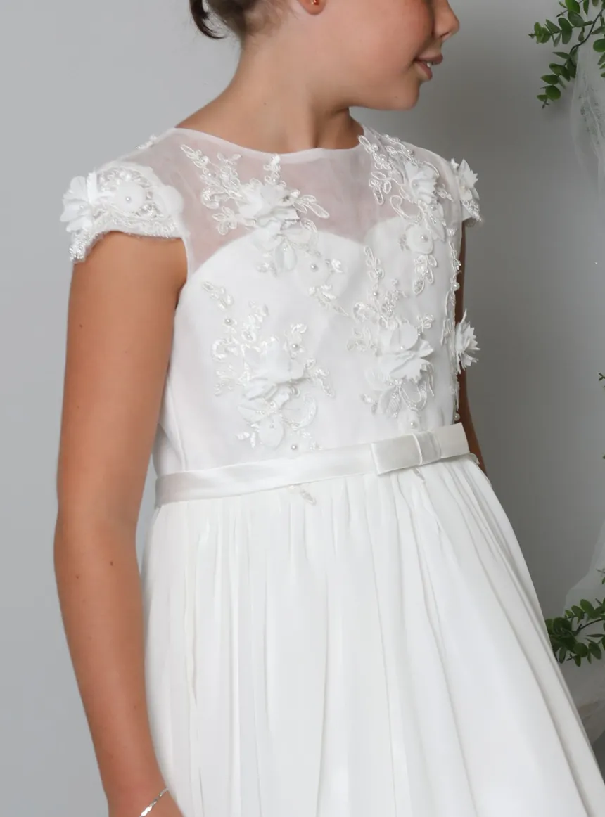 Robe cérémonie fille précieuse et fluide