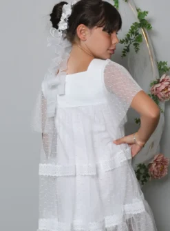 Robe cérémonie fille Sirine dentelle bohème