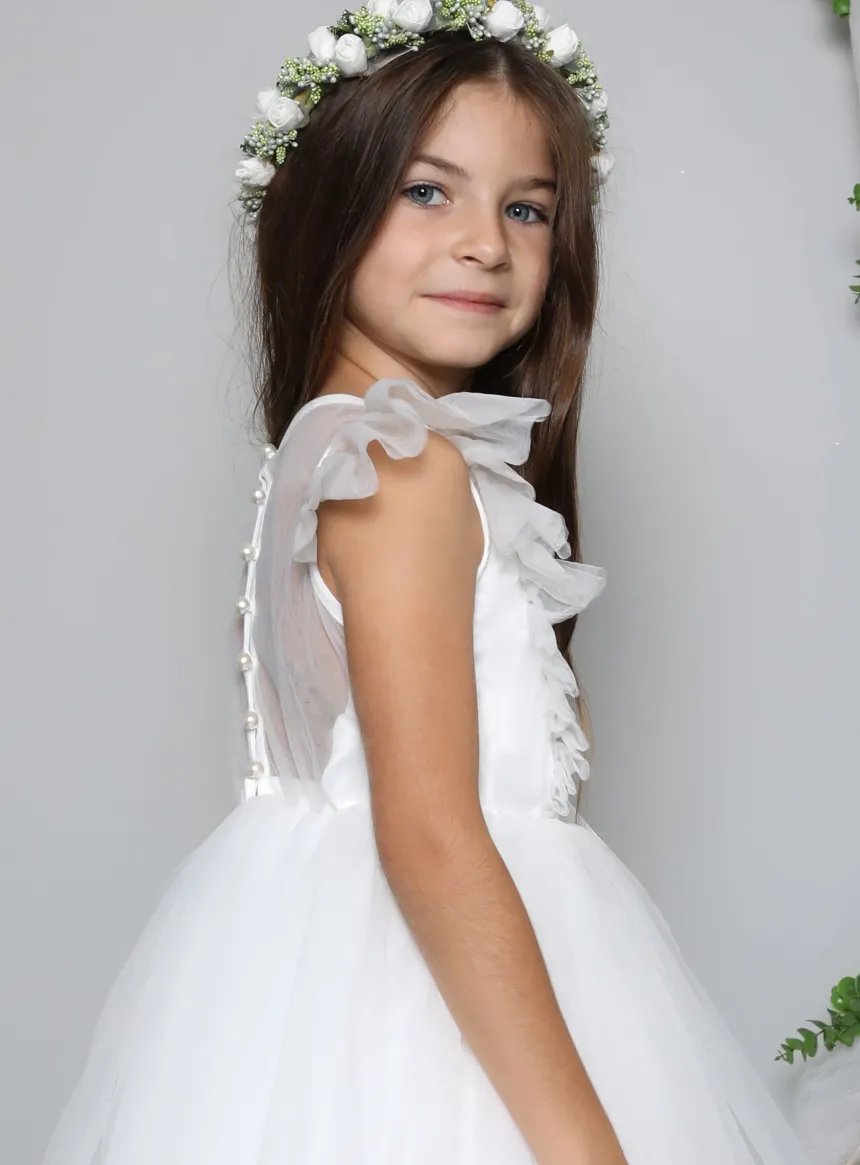 Robe cérémonie fille tutu tulle