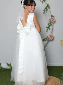 Robe cérémonie longue style princesse pour fille