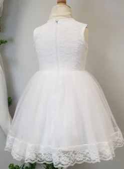 Robe cérémonie petit fille Mina dentelle - Gamme Luxe