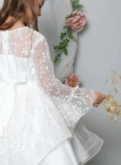 Robe cérémonie Thaïs manches longues