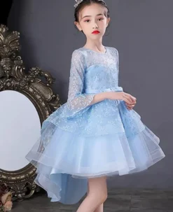 Robe cérémonie Thaïs manches longues