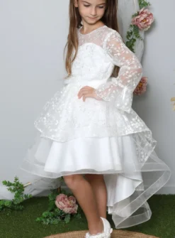 Robe cérémonie Thaïs manches longues