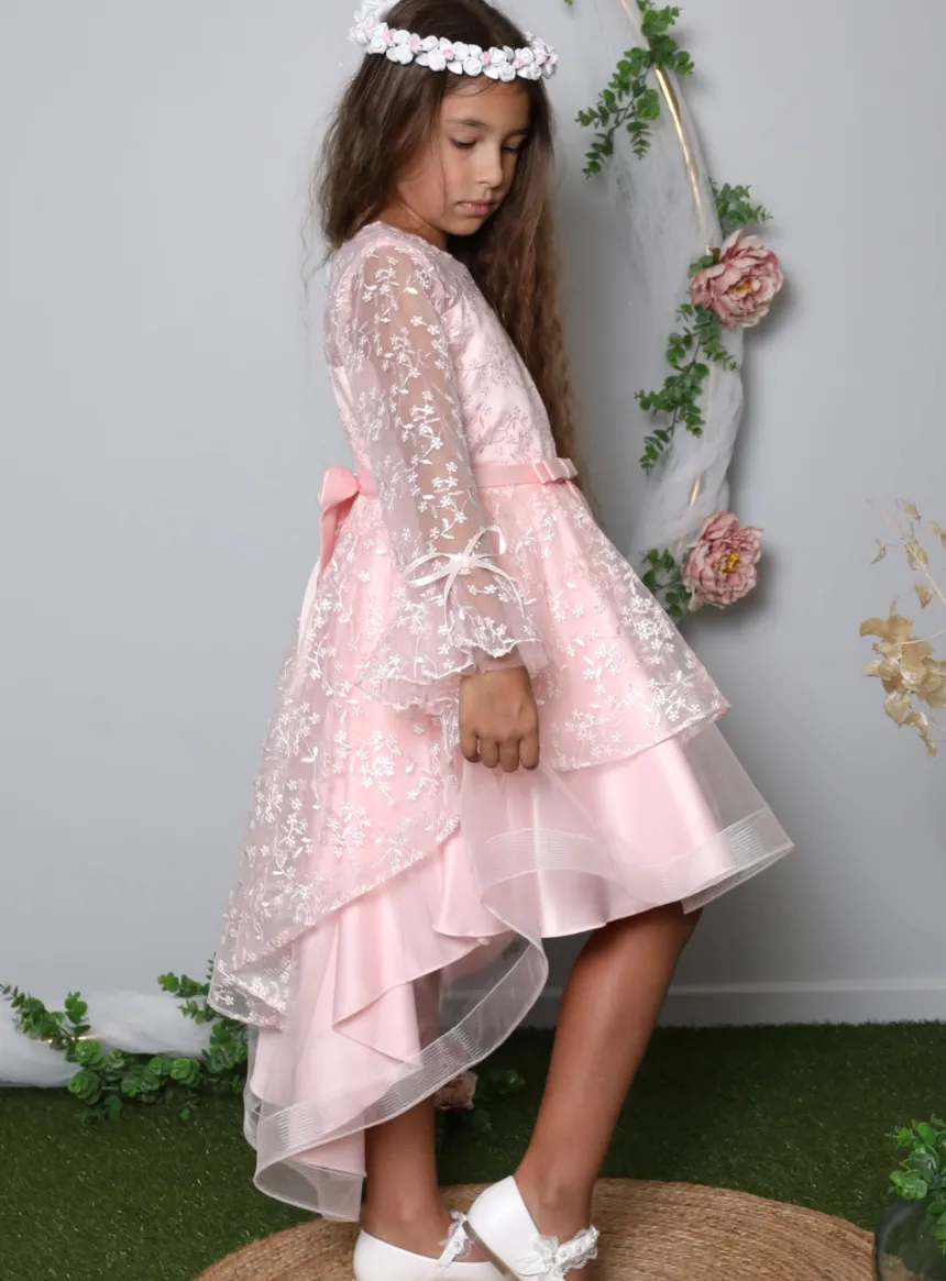 Robe cérémonie Thaïs manches longues
