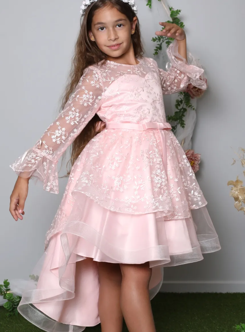 Robe cérémonie Thaïs manches longues