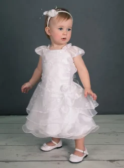 Robe de baptême blanche Paz + étole