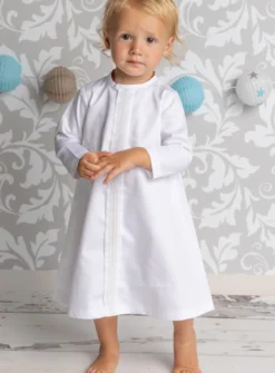 Robe de baptême garçon manches longues Joseph