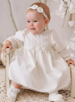Robe de baptême hiver manches longues Samantha