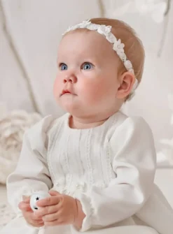 Robe de baptême hiver manches longues Samantha