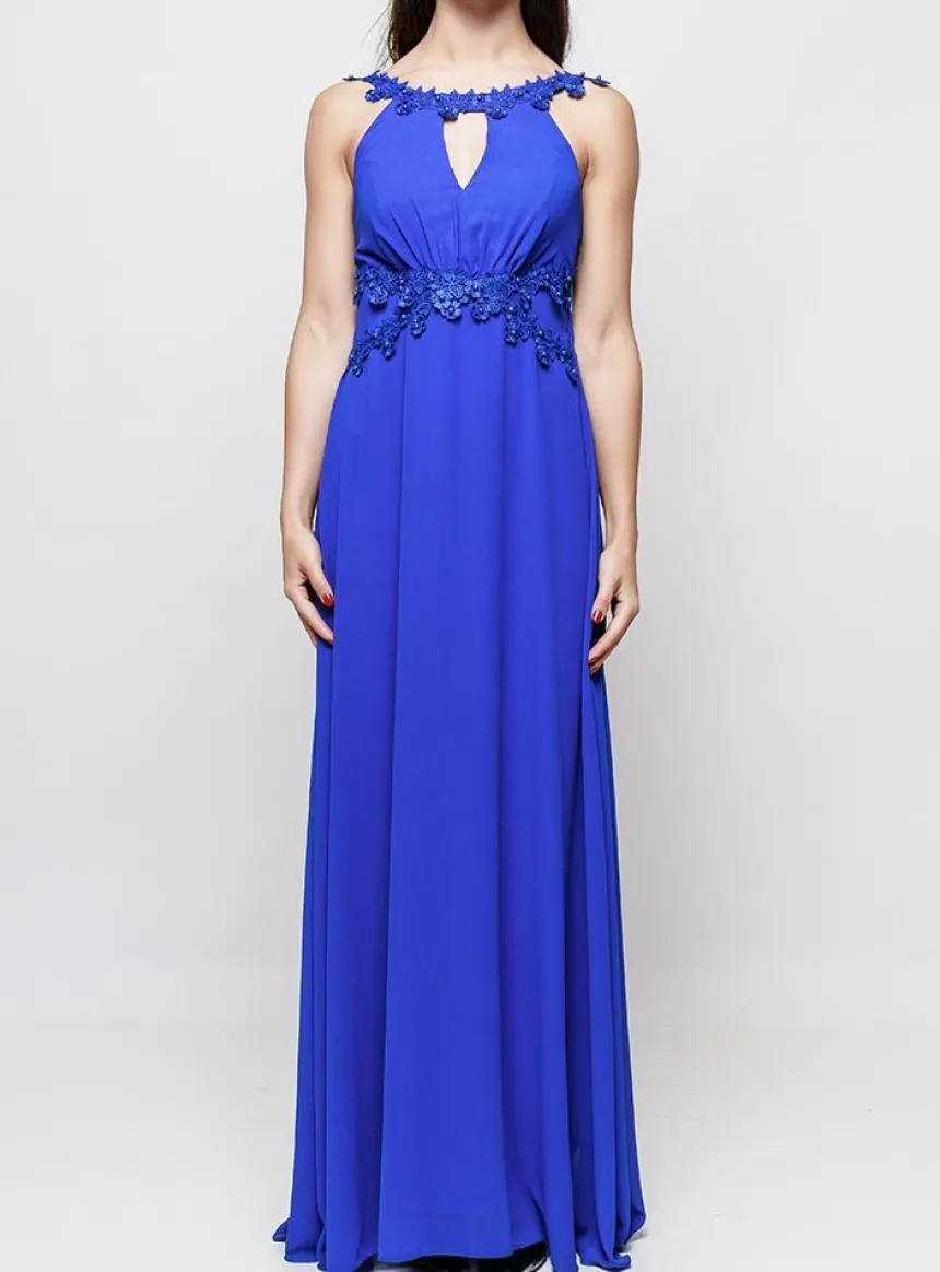 Robe de cocktail longue femme Hilarion