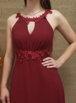 Robe de cocktail longue femme Hilarion
