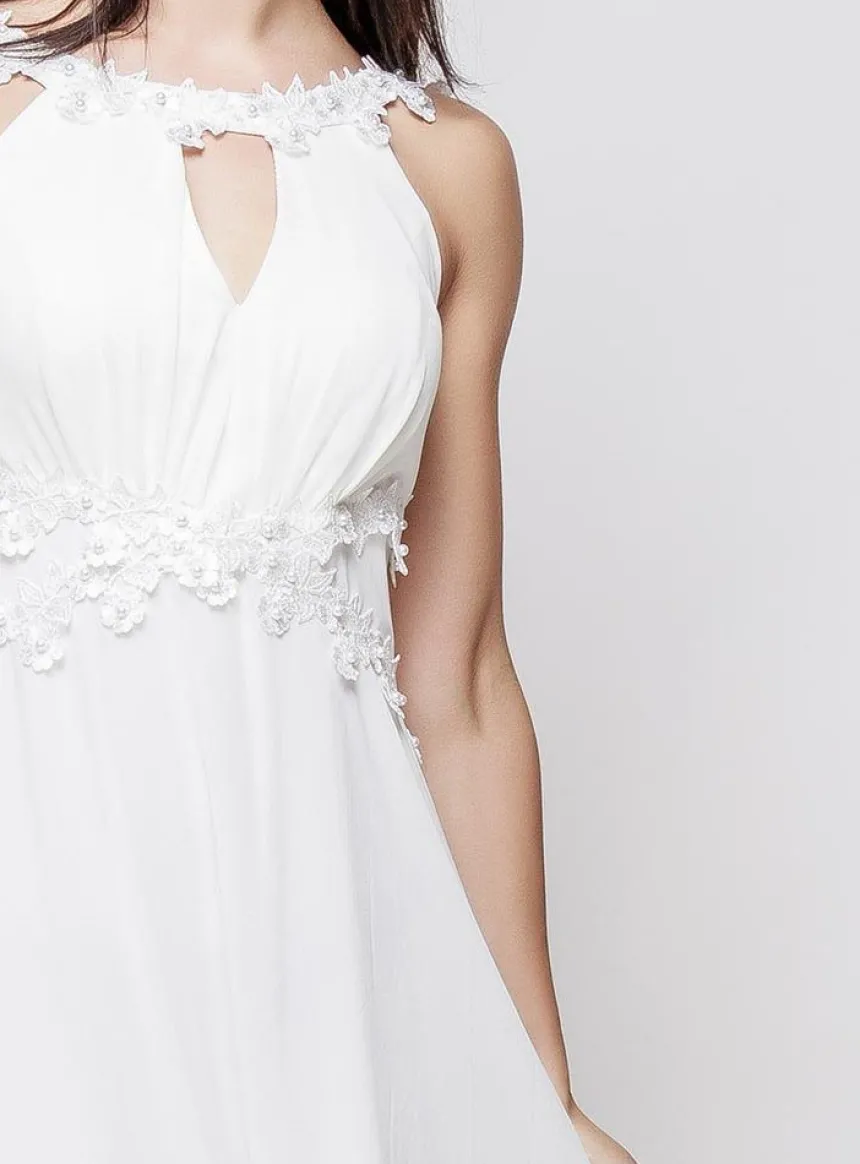 Robe de cocktail longue femme Hilarion