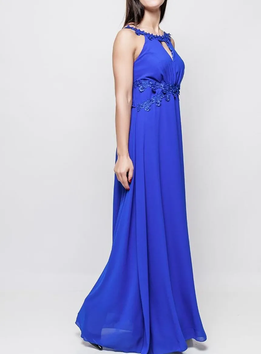 Robe de cocktail longue femme Hilarion