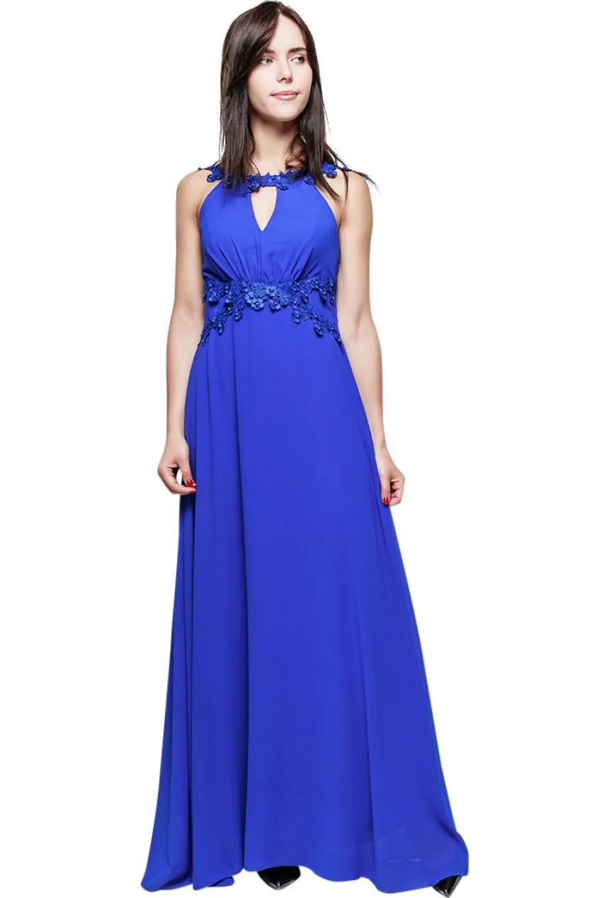 Robe de cocktail longue femme Hilarion