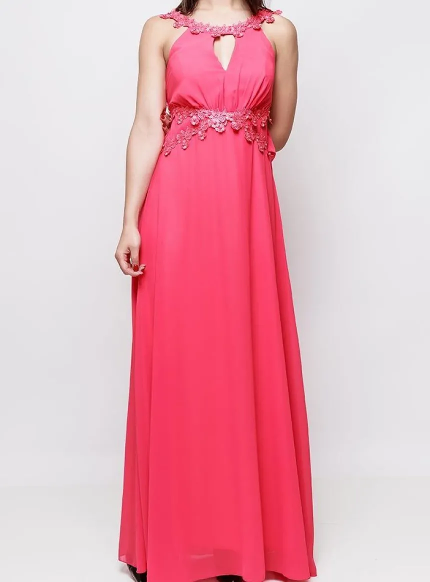 Robe de cocktail longue femme Hilarion