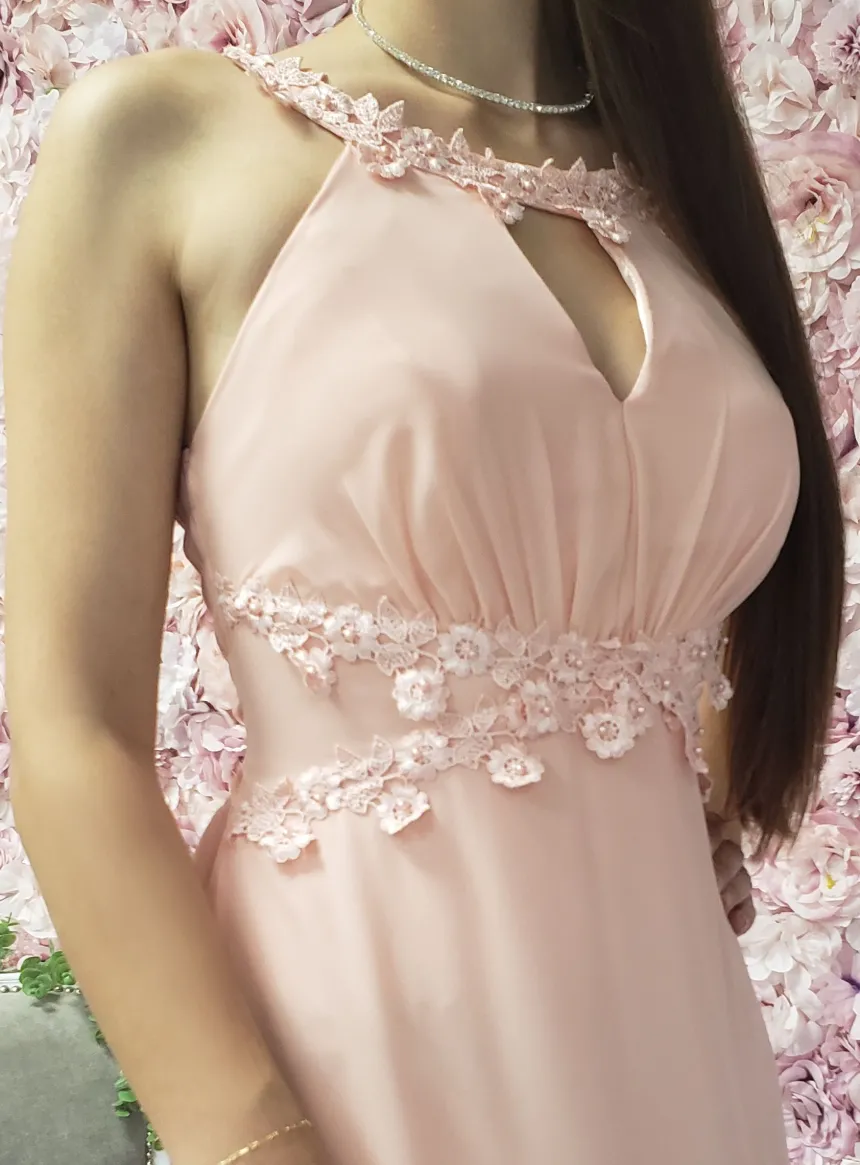 Robe de cocktail longue femme Hilarion