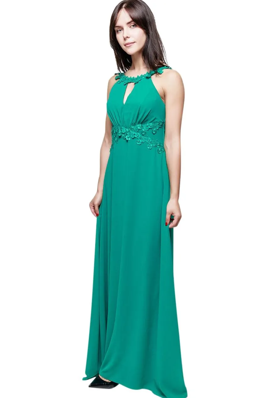 Robe de cocktail longue femme Hilarion