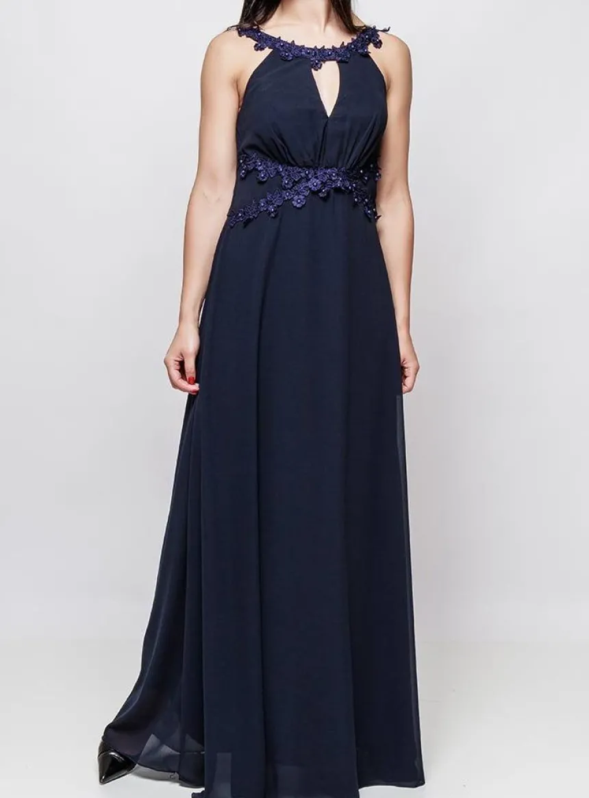 Robe de cocktail longue femme Hilarion