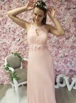 Robe de cocktail longue femme Hilarion