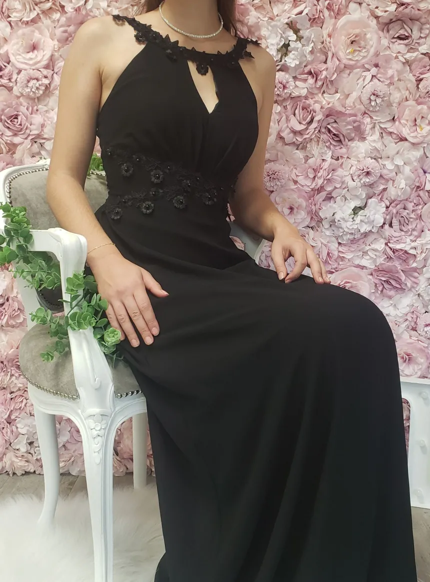 Robe de cocktail longue femme Hilarion