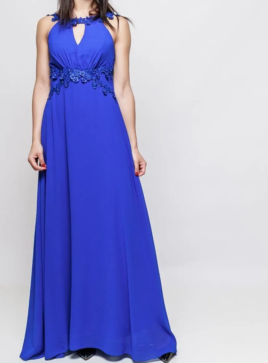 Robe de cocktail longue femme Hilarion