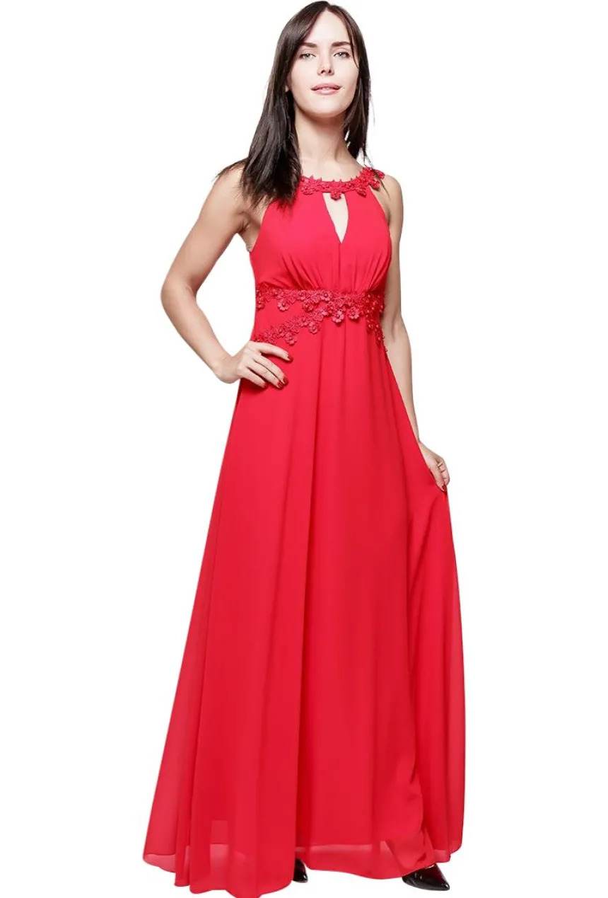 Robe de cocktail longue femme Hilarion