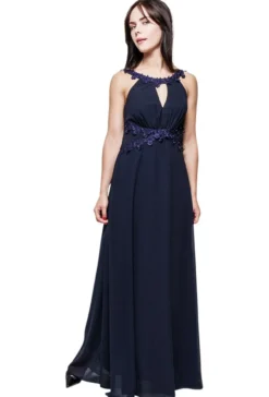 Robe de cocktail longue femme Hilarion