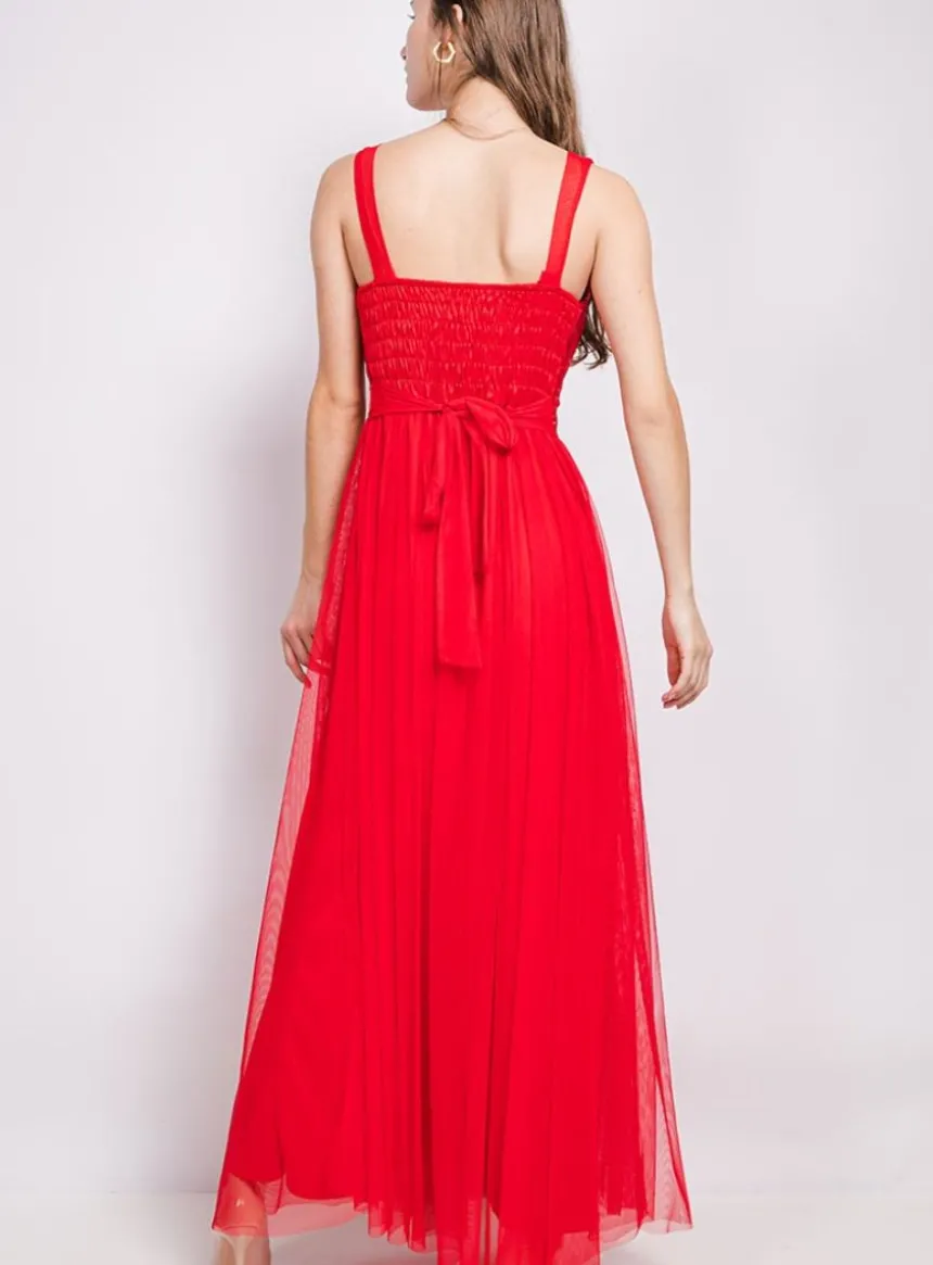 Robe de cocktail longue femme
