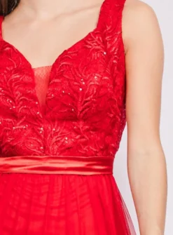Robe de cocktail longue femme