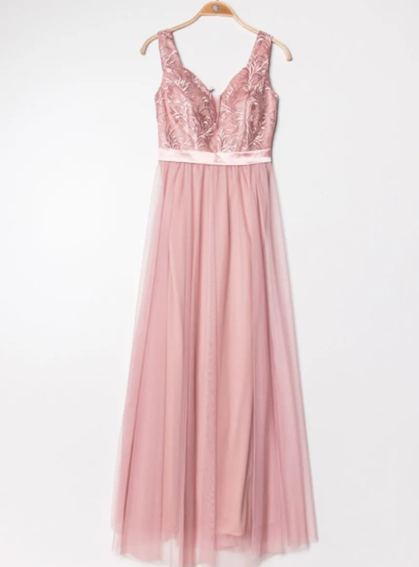 Robe de cocktail longue femme
