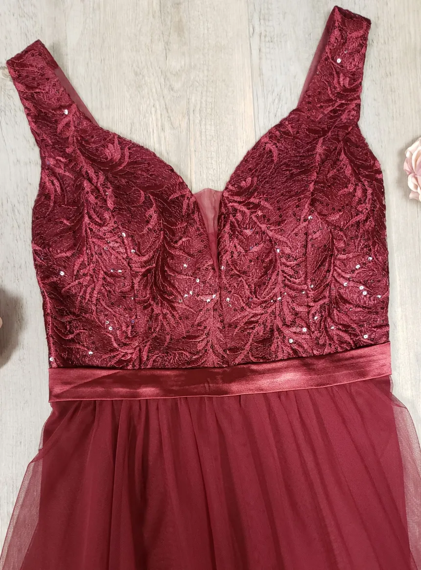 Robe de cocktail longue femme
