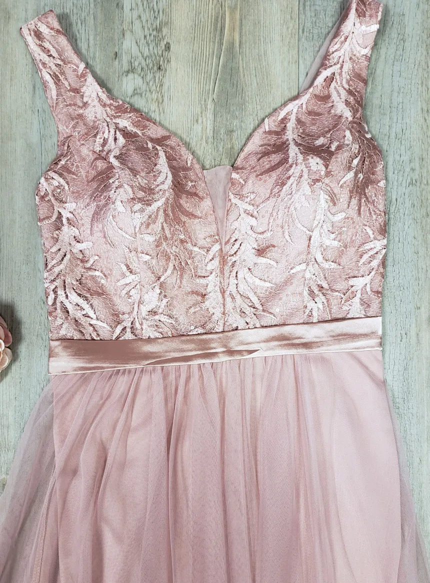 Robe de cocktail longue femme