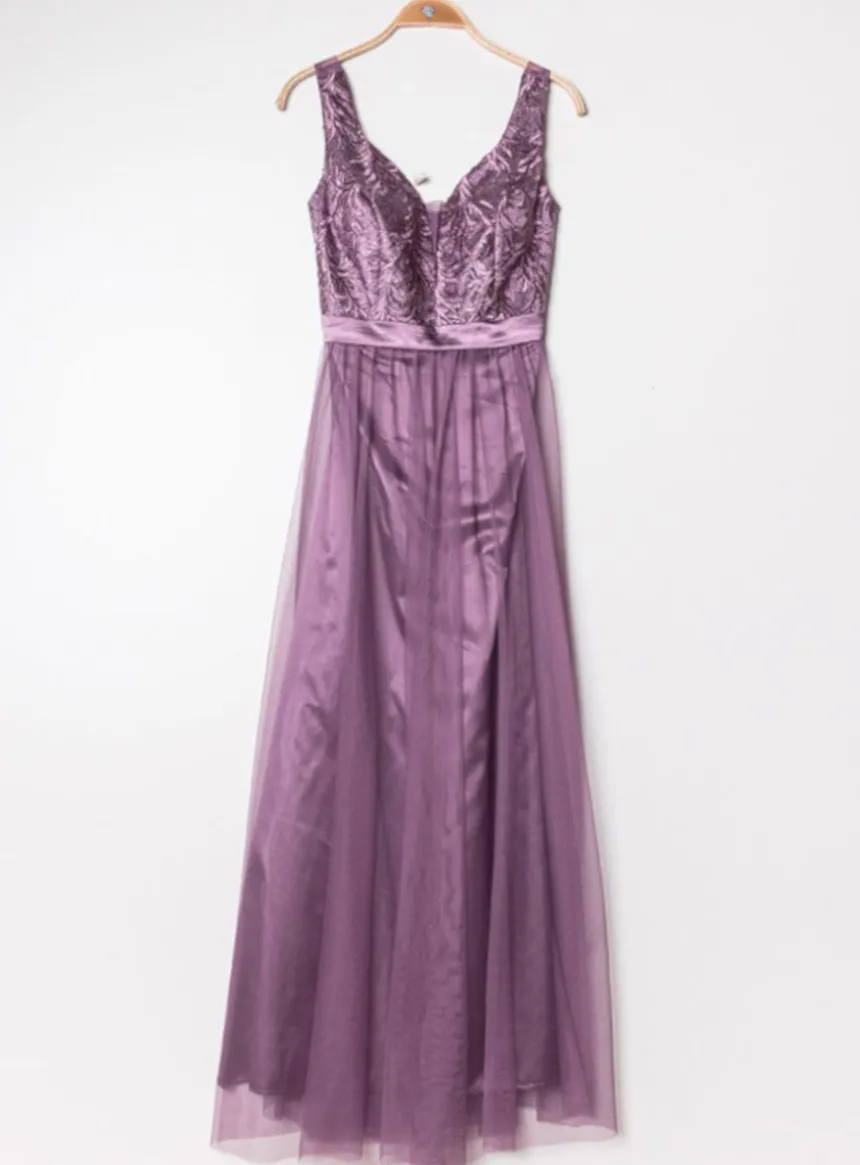 Robe de cocktail longue femme