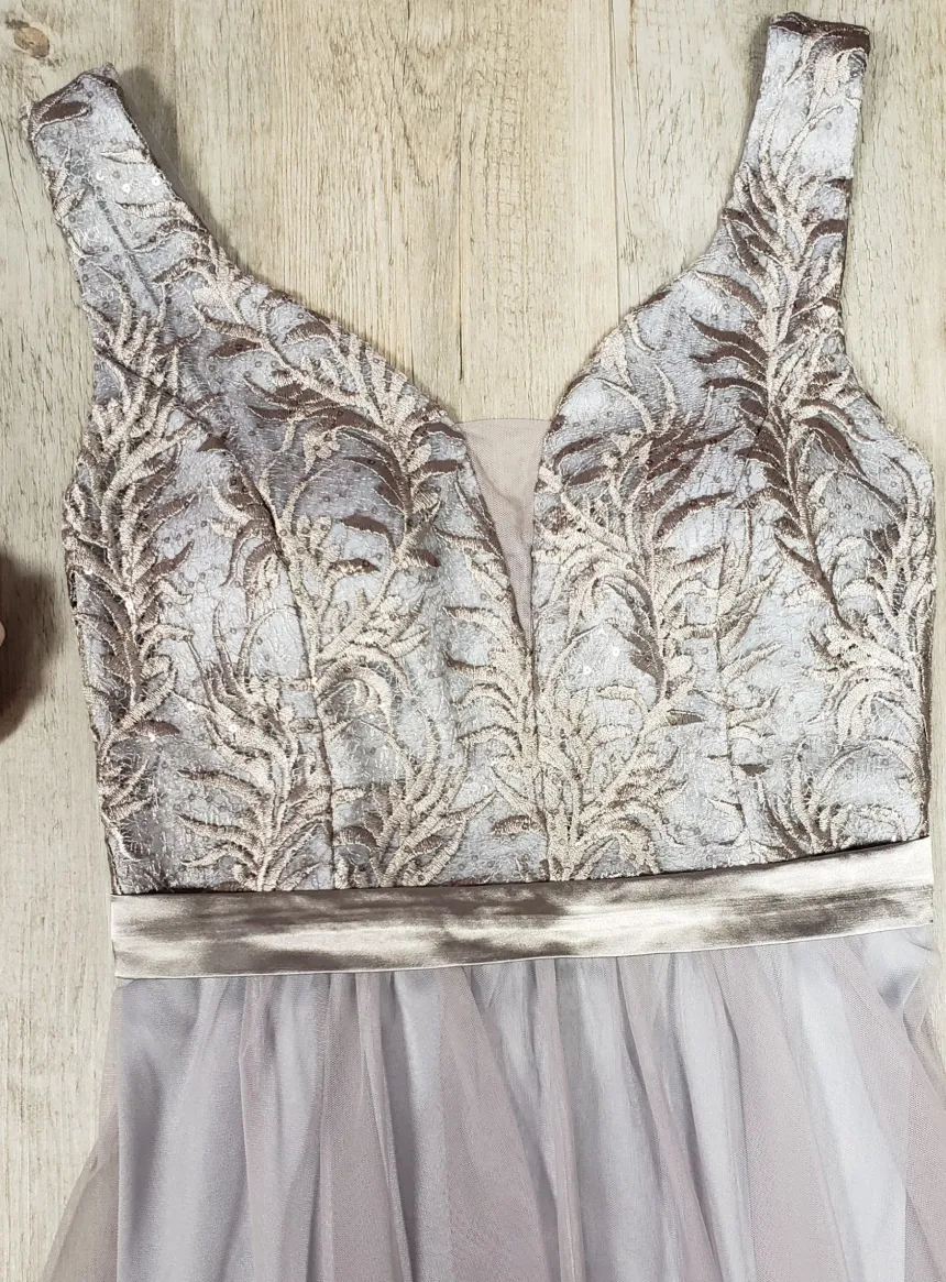 Robe de cocktail longue femme