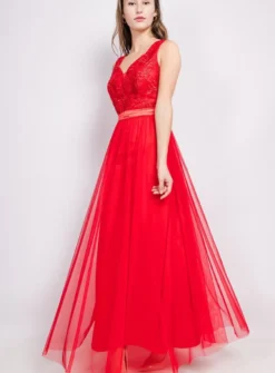 Robe de cocktail longue femme