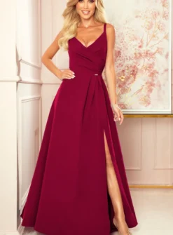 Robe de cocktail longue femme