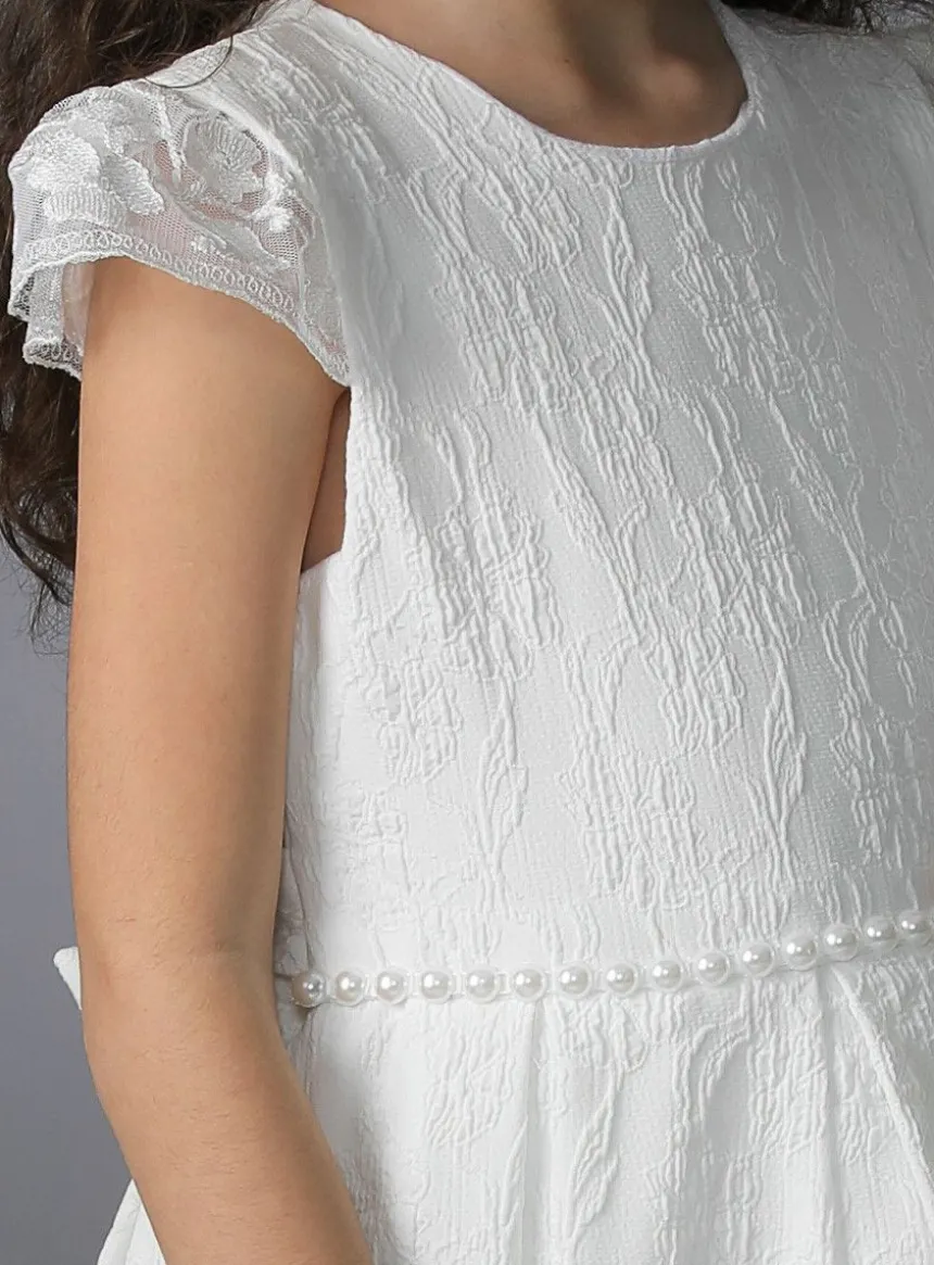 Robe de communion fille dentelle