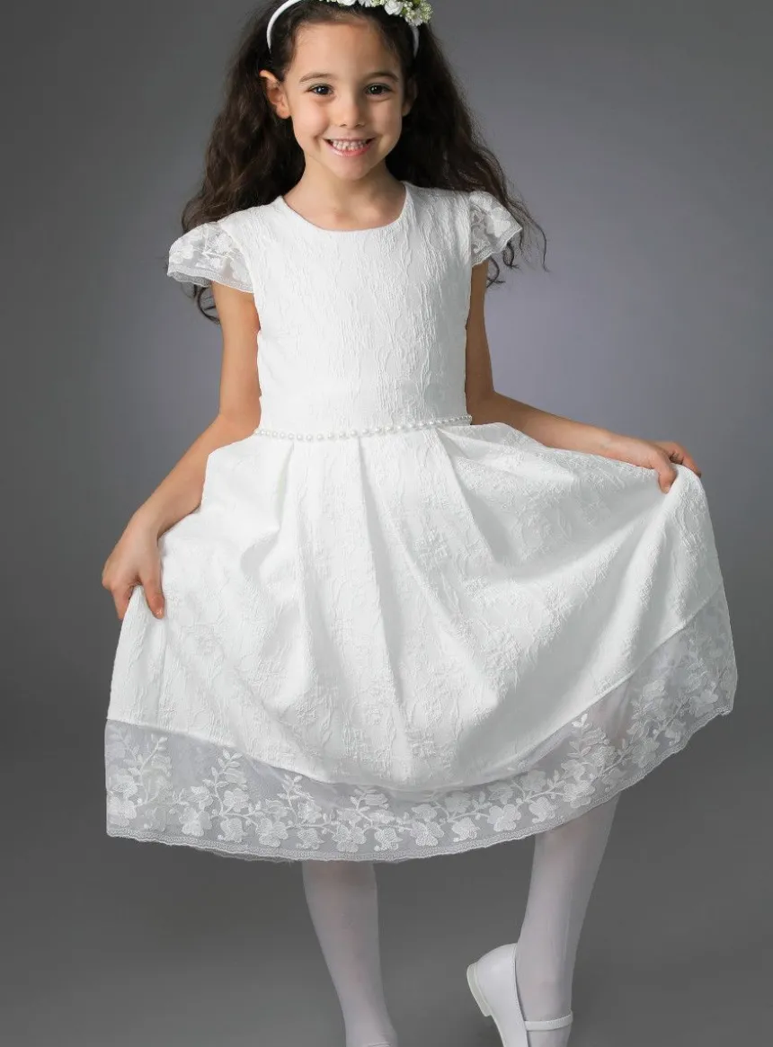 Robe de communion fille dentelle